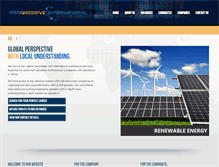 Tablet Screenshot of progressiveinternational.co.za